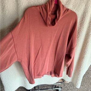 Aerie Women's Cowl Neck Top - Dusty Rose